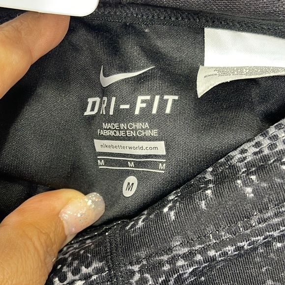 Lot two leggings Athleta and Nike size M black and blue - Picture 6 of 15